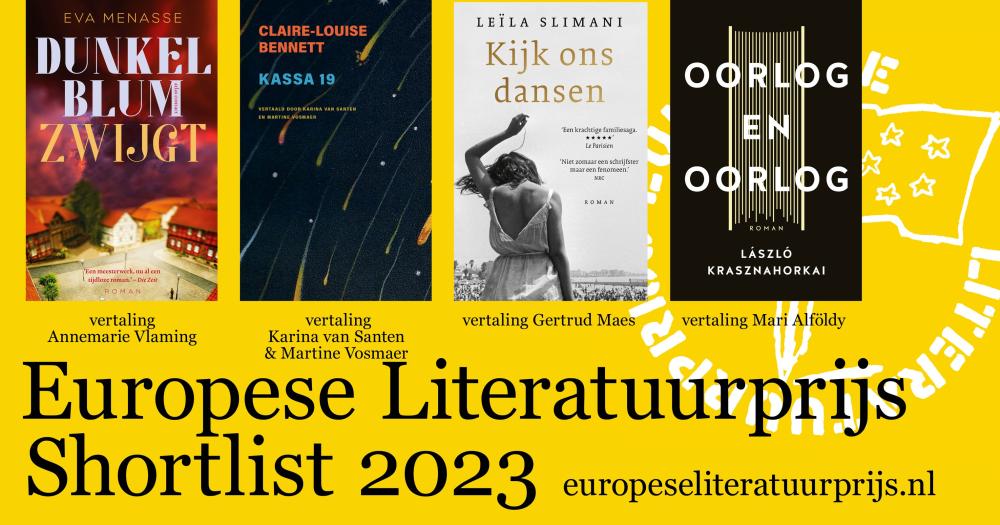 De vier genomineerden op de shortlist.