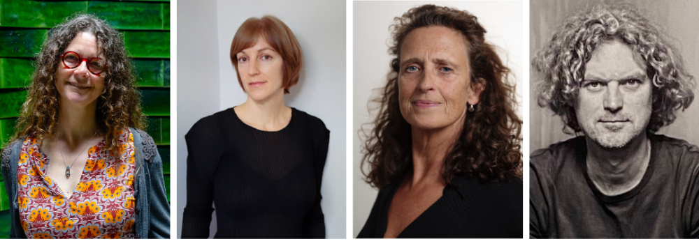 portretten van de andere juryleden van de Europese Literatuurprijs, Nina Weijers staat niet afgebeeld