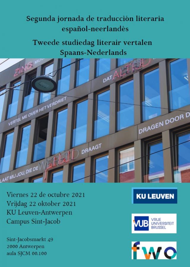 Flyer met informatie over de studiedag die ook in de tekst staat.