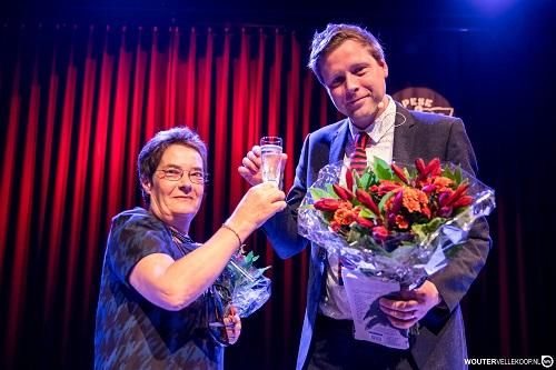 Max Porter en Saskia van der Lingen (Foto Wouter Vellekoop)