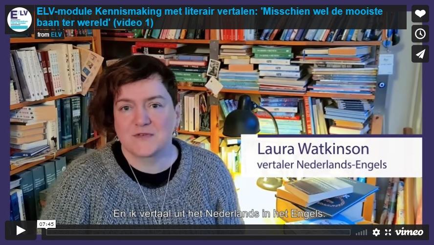 Screenshot van de introductievideo van de module.
